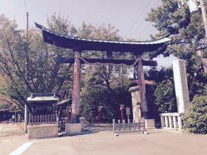 鷲宮神社とりい